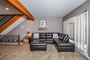 House, Multiple Beds, Fireplace | Living room | TV, fireplace, DVD player