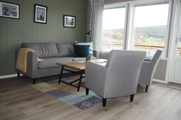 Televisión LED, chimenea