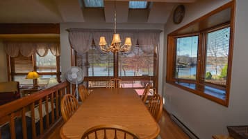 House, Multiple Beds, Fireplace | View from room