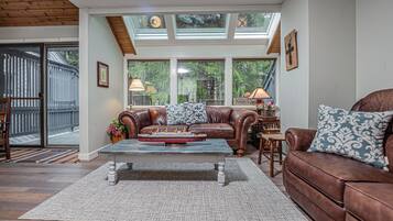 TV, fireplace, DVD player