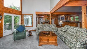 House, Multiple Beds, Fireplace | Living room - American Dream 5 Bedroom House (Oakland)