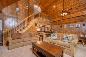 TV, fireplace, DVD player