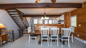 House, Multiple Beds, Fireplace | Private kitchen | Fridge, microwave, oven, stovetop