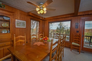 House, Multiple Beds, Fireplace | View from room