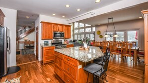 House, Multiple Beds, Hot Tub | Private kitchen - Friday's Escape 7 Bedroom House (McHenry)