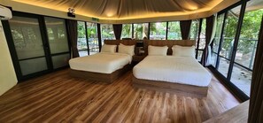 Tented Villa (4 pax) | Bathroom | Shower, free toiletries, hair dryer, slippers