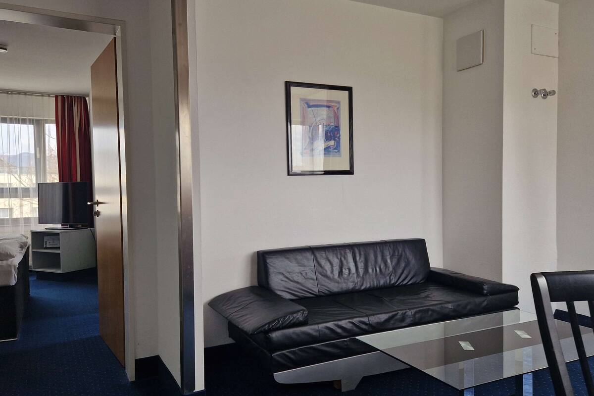 in-room safe, desk, laptop workspace, iron/ironing board