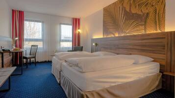 In-room safe, desk, laptop workspace, iron/ironing board