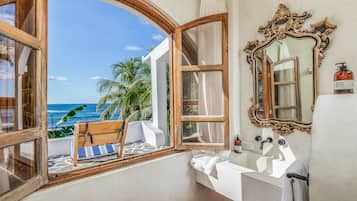 Beachfront Family Rooms with Sea View | View from room