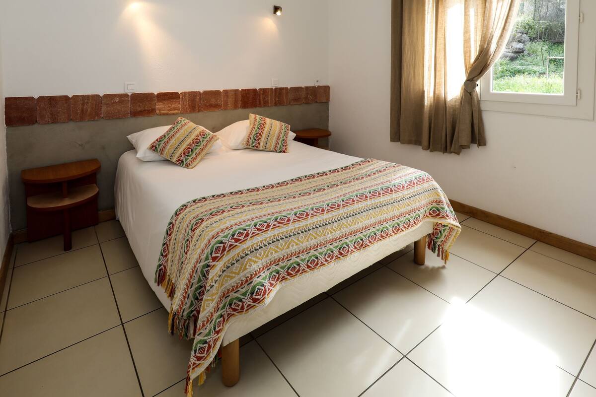 Blackout drapes, soundproofing, individually decorated