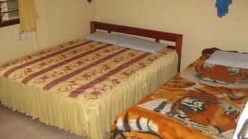 Premium bedding, desk, free WiFi, bed sheets
