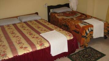 Premium bedding, desk, free WiFi, bed sheets
