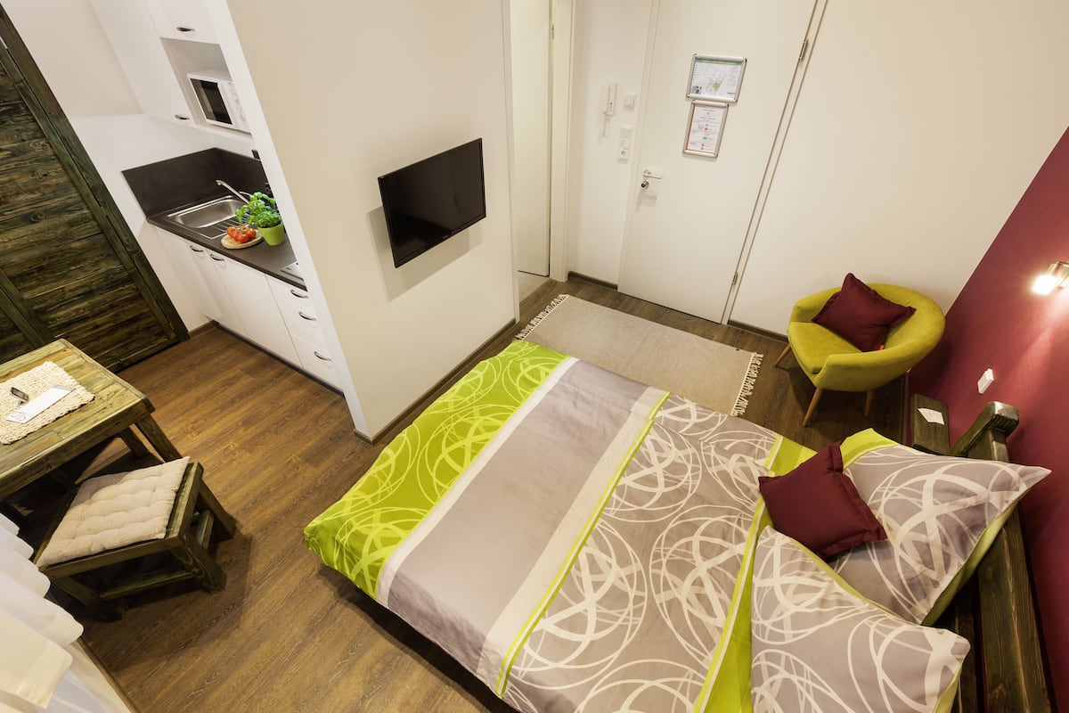 Standaard appartement | Lakens van Egyptisch katoen, luxe beddengoed, donzen dekbedden