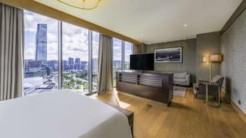 Habitación Premium, vista a la ciudad (Collection Forest View) | Sábanas de algodón egipcio, ropa de cama de alta calidad y edredón