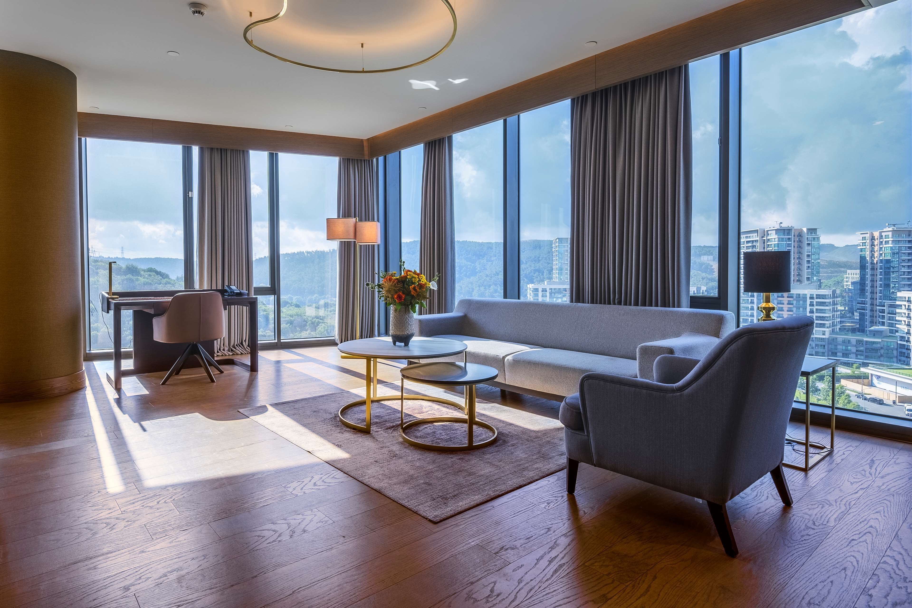 junior suite, city view (forest view) | 1 bedroom, egyptian cotton sheets, premium bedding, down duvets