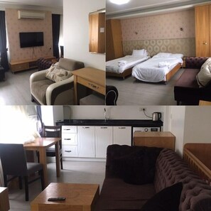 Studio, 2 Double Beds | Individually decorated, individually furnished, desk, iron/ironing board - Taksim Central Apart (Istanbul)