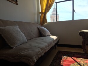 Apartment, 2 Bedrooms (601) | Living room | Flat-screen TV, Netflix - Best in Lima (Lima)