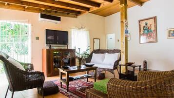 Villa, 1 King Bed, Non Smoking | Living room | Flat-screen TV