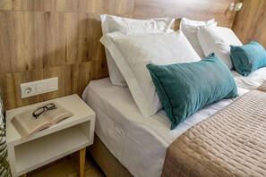 Appartement Familial, vue montagne | Literie de qualité supérieure, coffres-forts dans les chambres