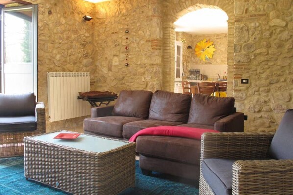 Smart TV, fireplace, video games, table football