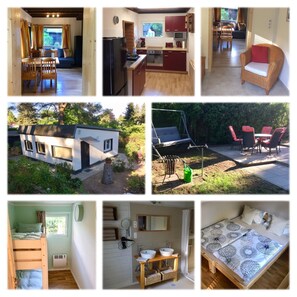 2 habitaciones, cuna de viaje, wifi gratis y ropa de cama