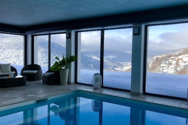 Piscine couverte, piscine chauffée