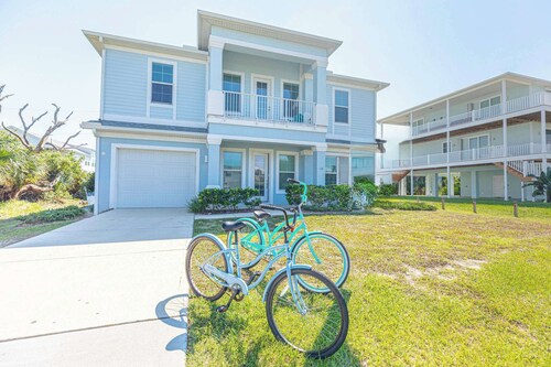 Spacious 5BR Beach Home w/ Spa & Covered Patios