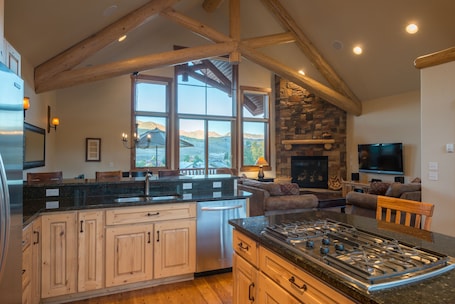 Fridge, microwave, stovetop, dishwasher. Luxury Townhome Within Steps of the Lifts!