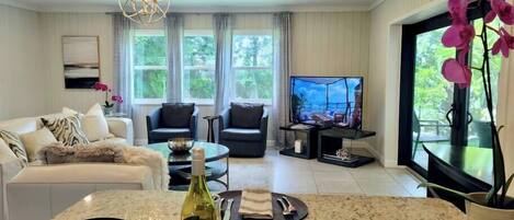 TV, stereo, offices