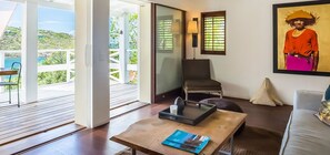 Living area - Villa Marigot Bay (St. Barthelemy)