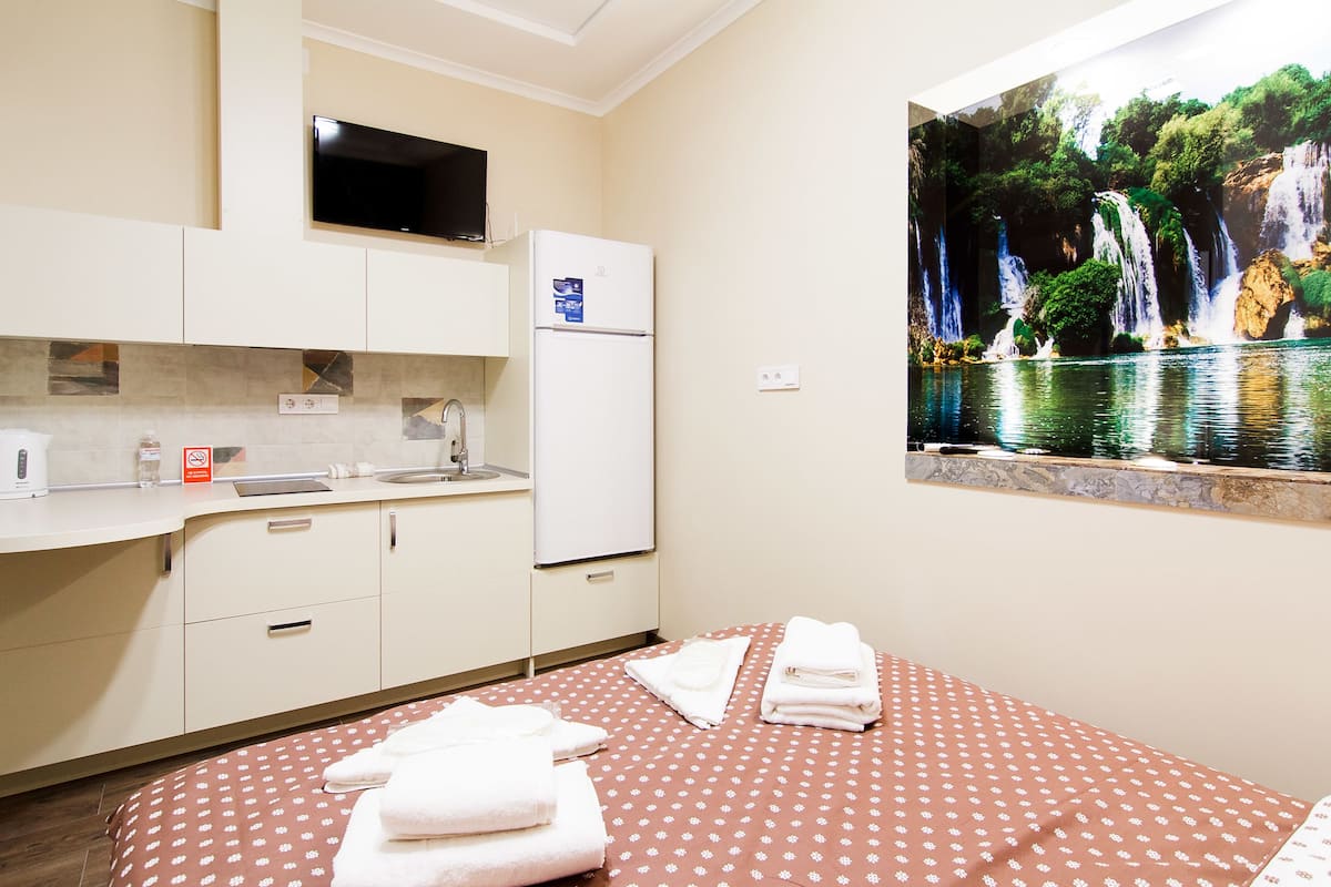 Standard-Apartment, Nichtraucher | Bügeleisen/Bügelbrett, kostenloses WLAN, Bettwäsche