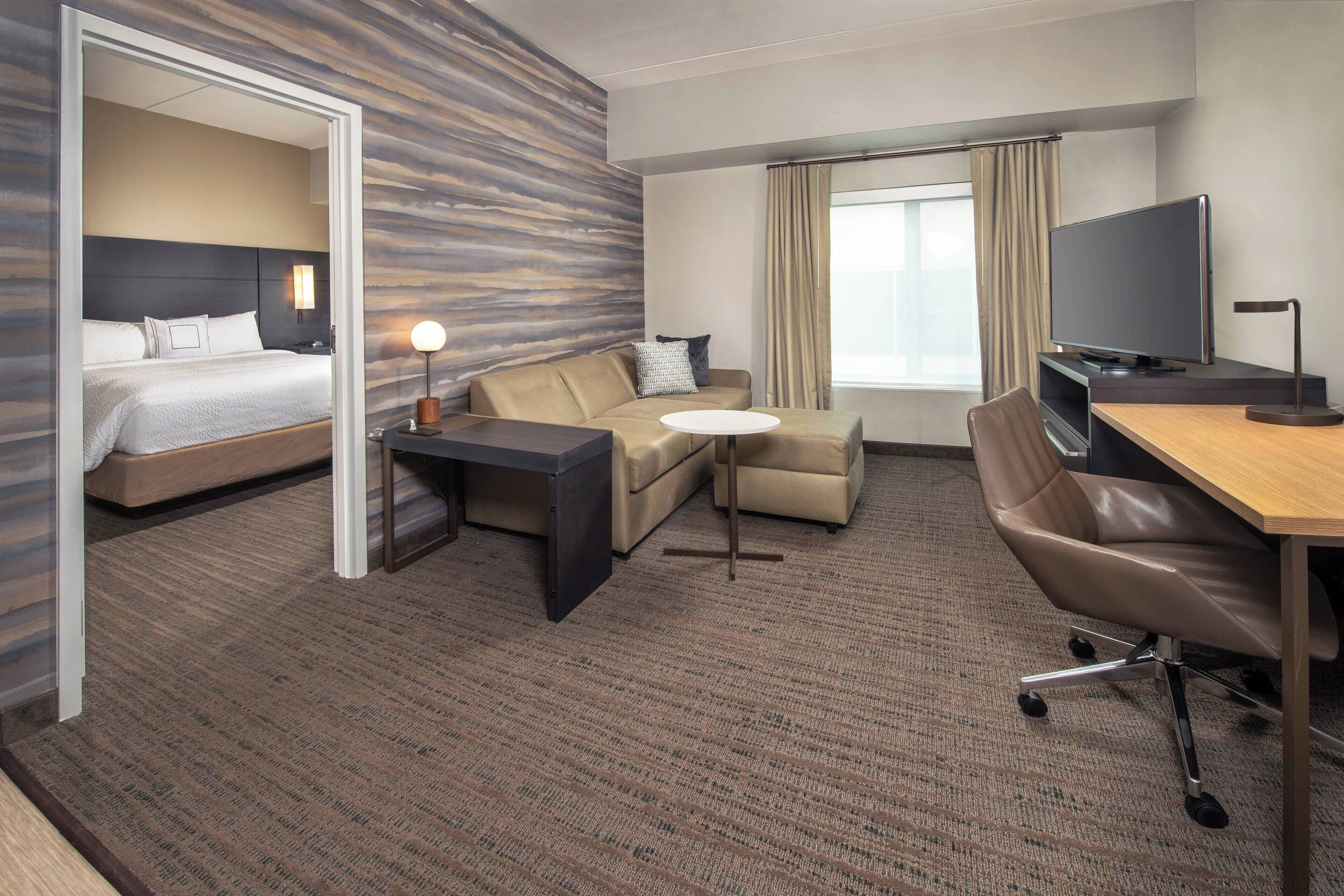 in-room safe, desk, blackout curtains, iron/ironing board