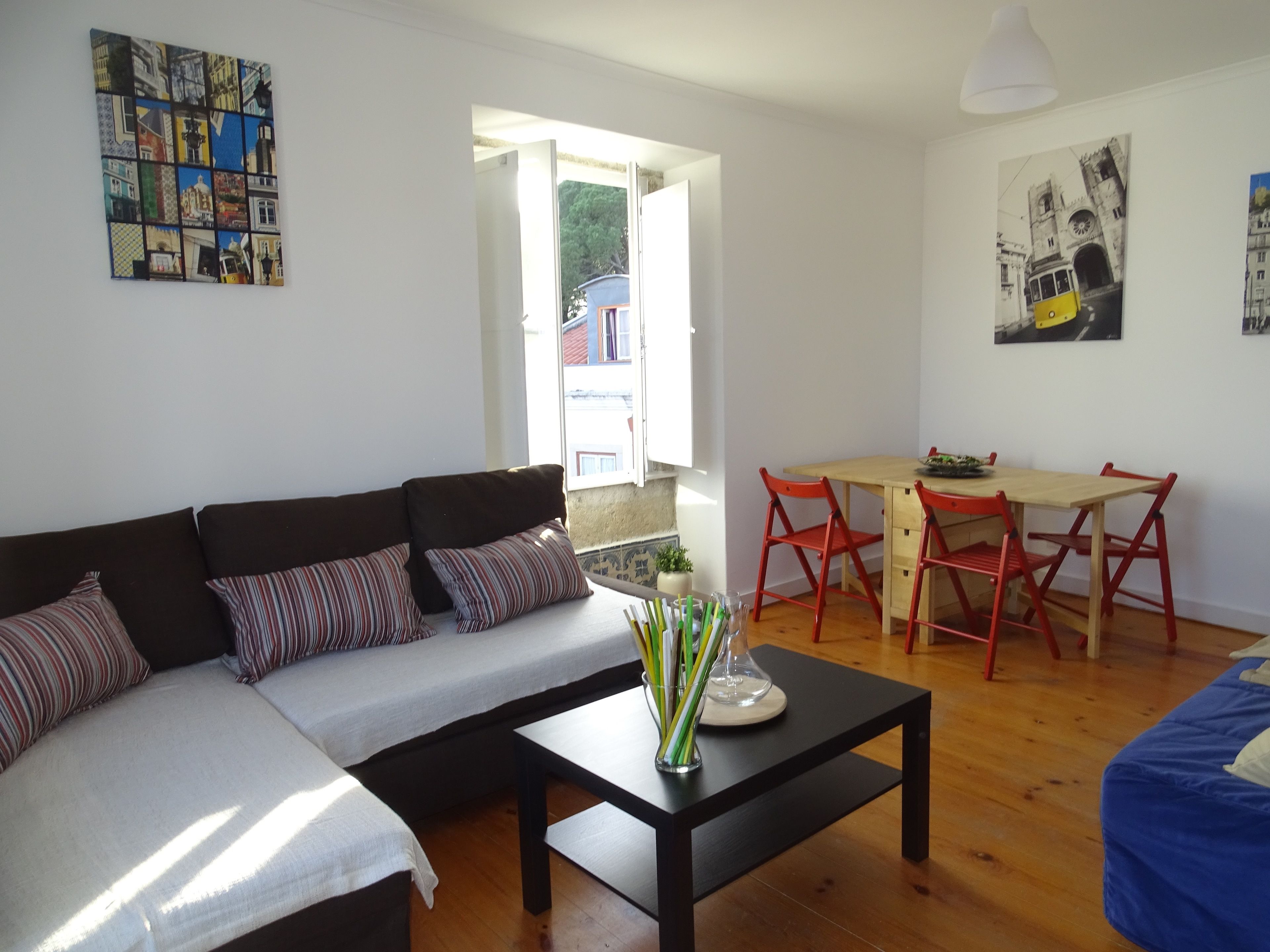 Appartement, 1 slaapkamer, uitzicht op rivier | Woonkamer