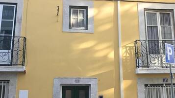 Majoituspaikan julkisivu