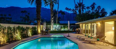 Una piscina climatizada