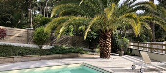 Villa on the Seignosse golf course, heated pool, 2 terraces: Golf & Pool