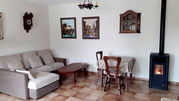 TV connectée, cheminée