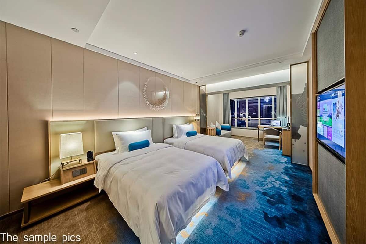 In-room safe, desk, blackout curtains, soundproofing