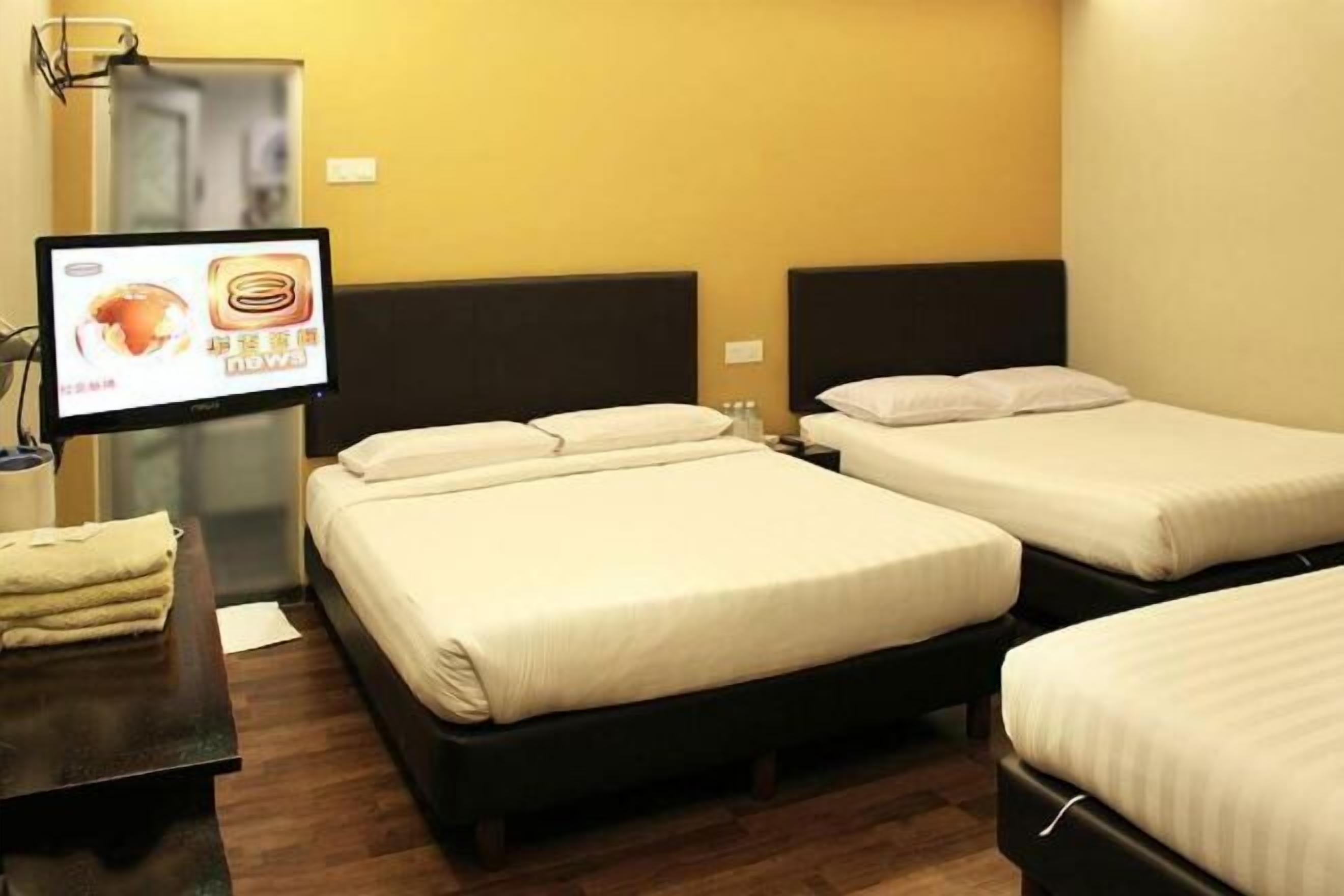 Free WiFi, bed sheets