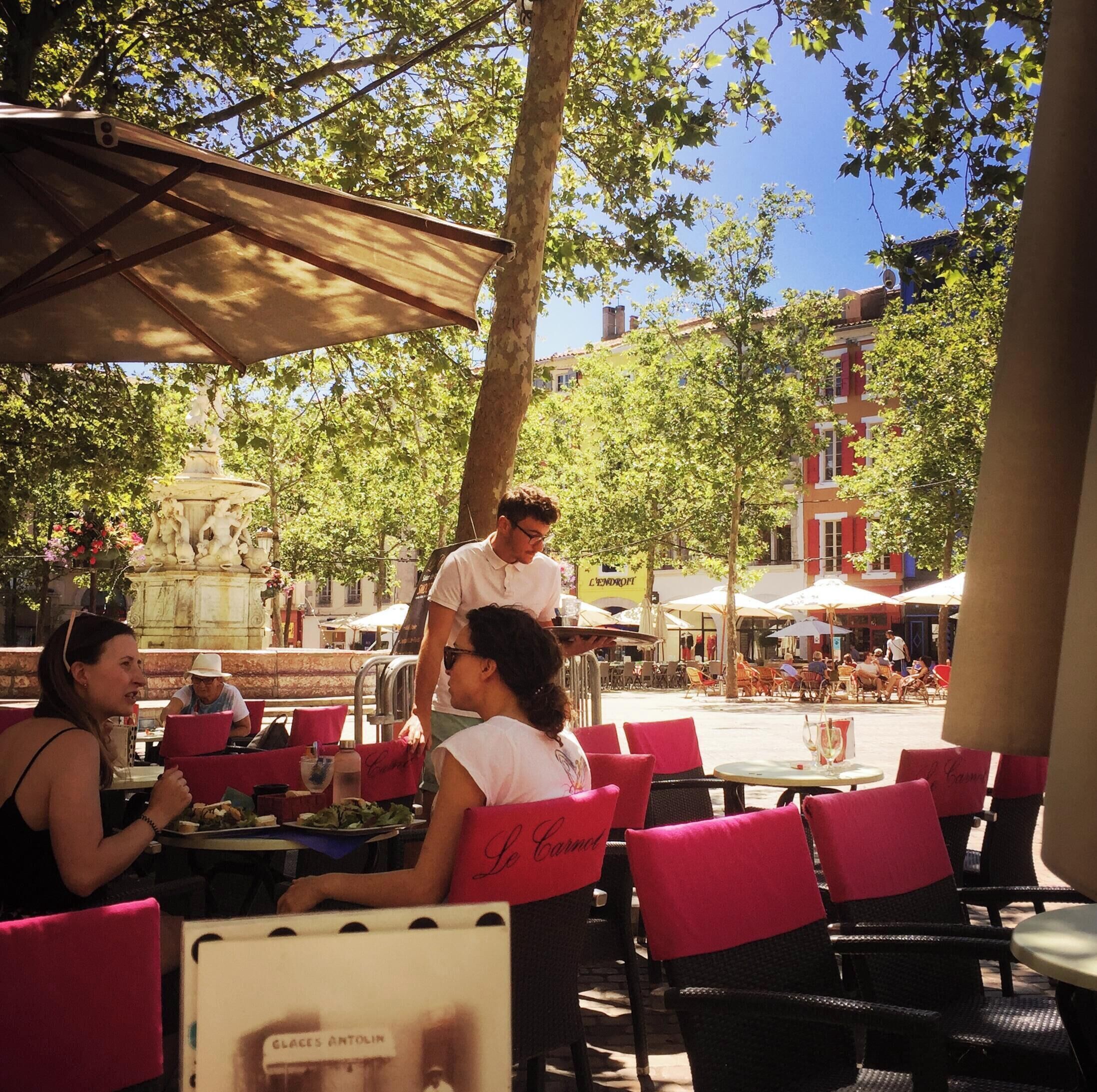 Opções para refeição ao ar livre