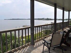 Family Condo, 2 Queen Beds, Non Smoking, Ocean View | Balcony view - Seahorse Landing (Cedar Key)