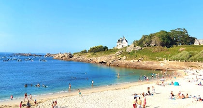 Gßte entre Paimpol/Bréhat et Perros Guirec CÎte de Granit Rose - Vue terre / mer
