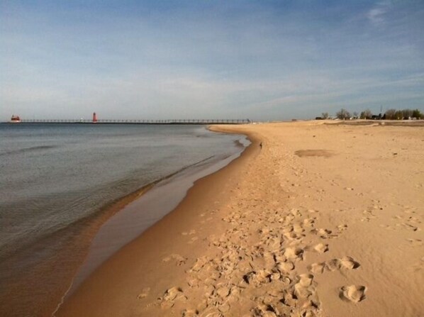 Sun loungers, beach towels