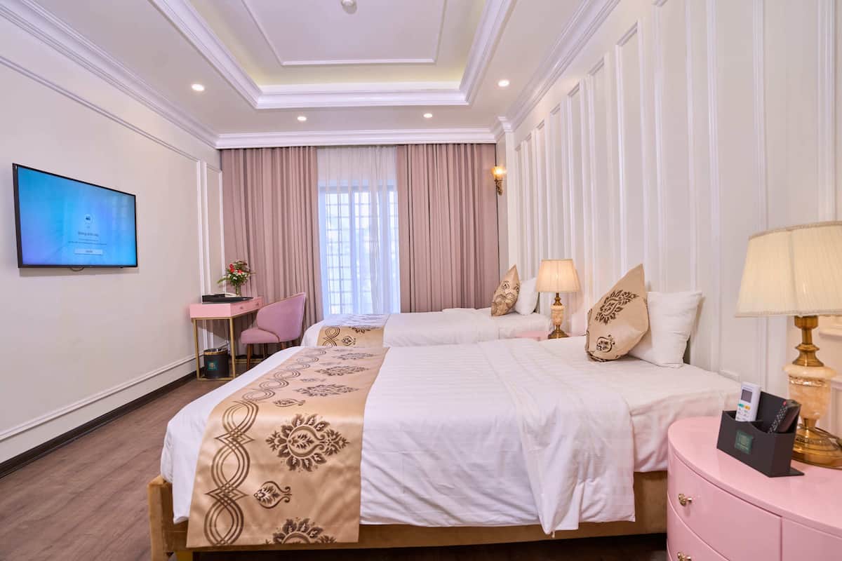Camera Deluxe con 2 letti singoli | Biancheria da letto di alta qualità, materassi Select Comfort, minibar