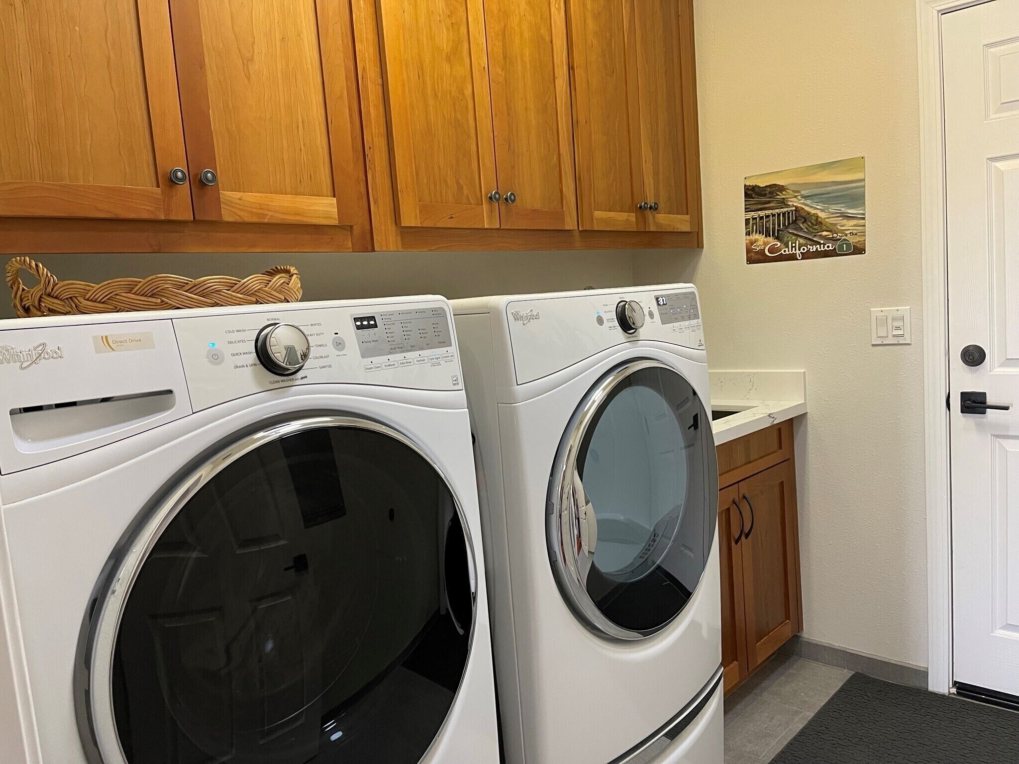 Large washer & dryer available for guests' use!