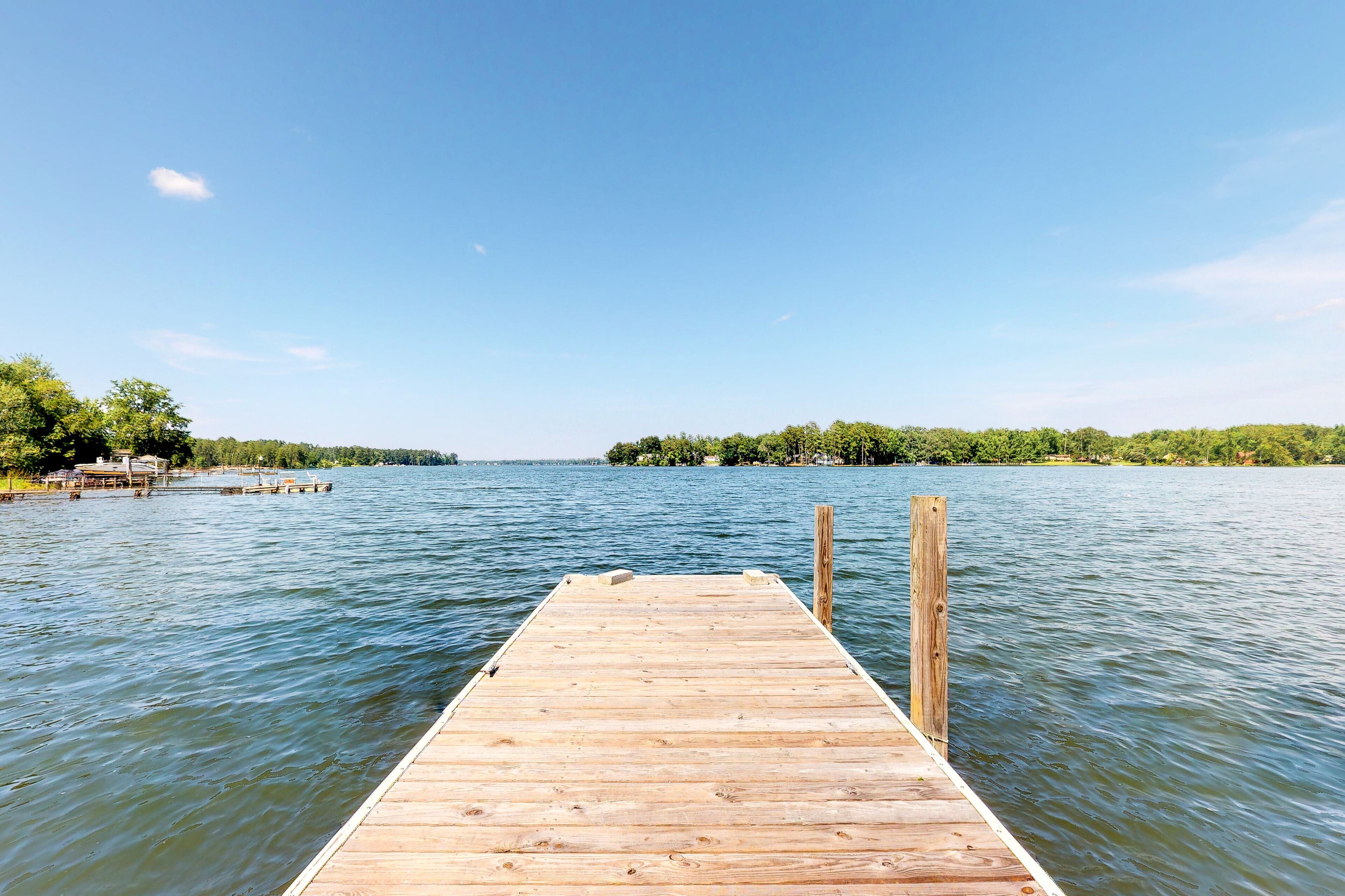 Waterfront cabin on two acres with dock and firepit