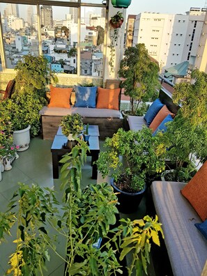 Balcony - Green Suites Hotel (Ho Chi Minh City)