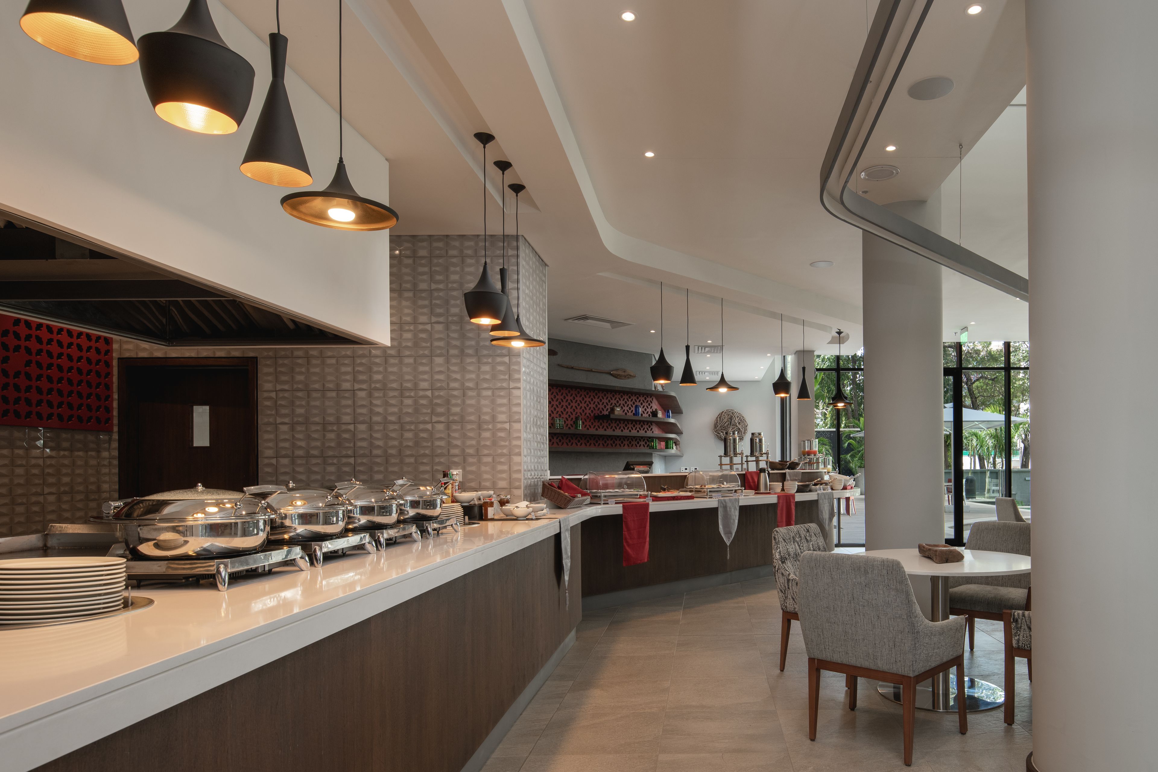 Daily buffet breakfast (USD 20 per person)