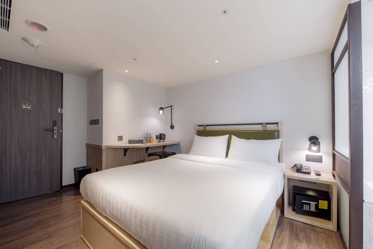 Standard Double Room, No Windows | In-room safe, desk, free WiFi, bed sheets