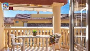 Apartment, 2 Bedrooms, Pool View | Terrace/patio